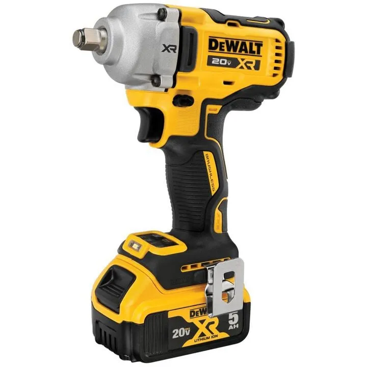 DEWALT 20V MAX XR 1/2in Mid Range Impact Wrench Kit with Hog Ring Anvil 2