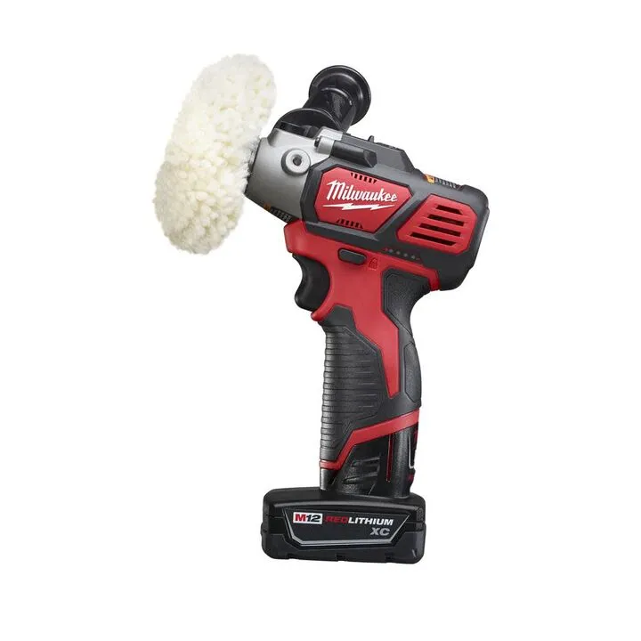 Milwaukee M12 12V Variable Speed Polisher/Sander XC/Compact Battery Kit
