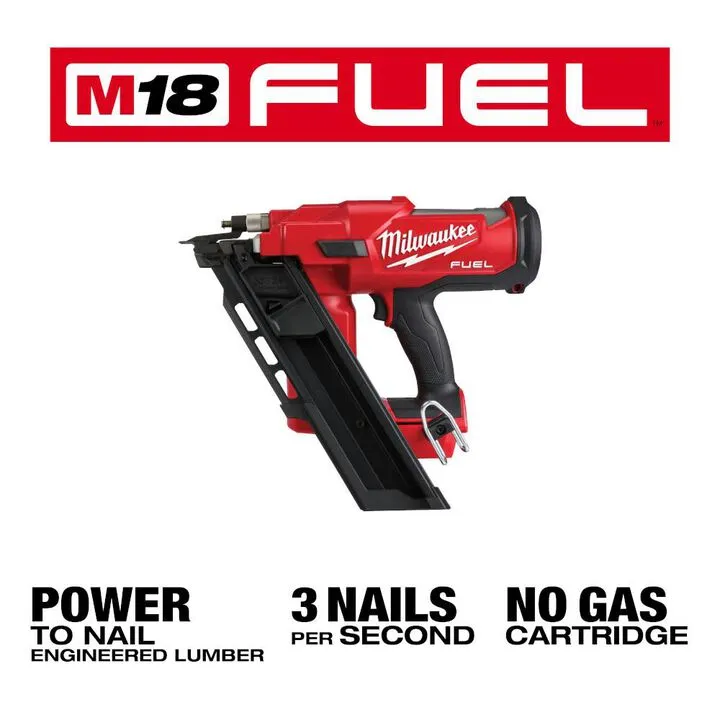 Milwaukee M18 FUEL 30 Degree Framing Nailer (Bare Tool) & Extended Capacity Magazine Bundle 3