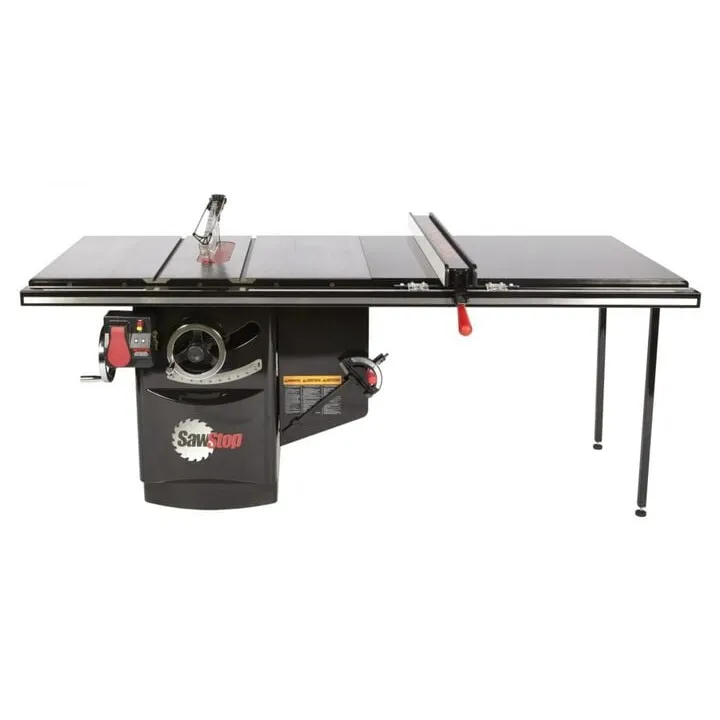 SawStop Professional Cabinet Saw 3HP 230V Model with 52-Inch T-Glide Fence Assembly