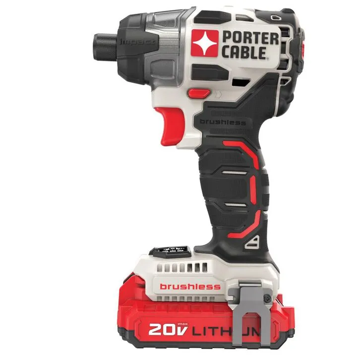 Porter Cable 20V 1/4in Impact Driver Kit - Professional Cordless Performance 2