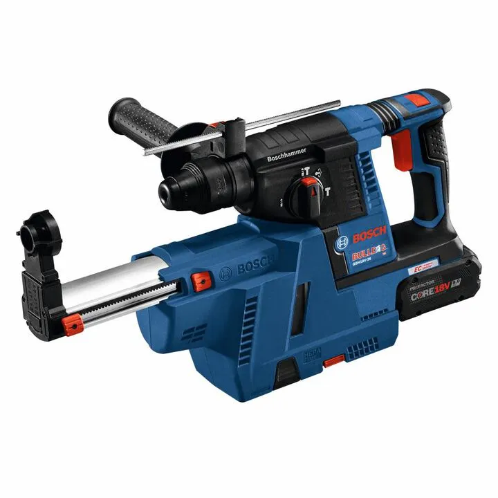 Bosch 18V SDS Plus Bulldog 1-inch Rotary Hammer Kit with Integrated Dust Collection 1