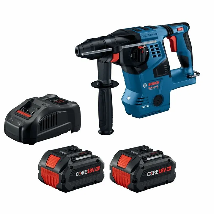 Bosch 18V Connected Ready SDS-Plus Bulldog 1-1/8 Inch Rotary Hammer Kit (Reconditioned)