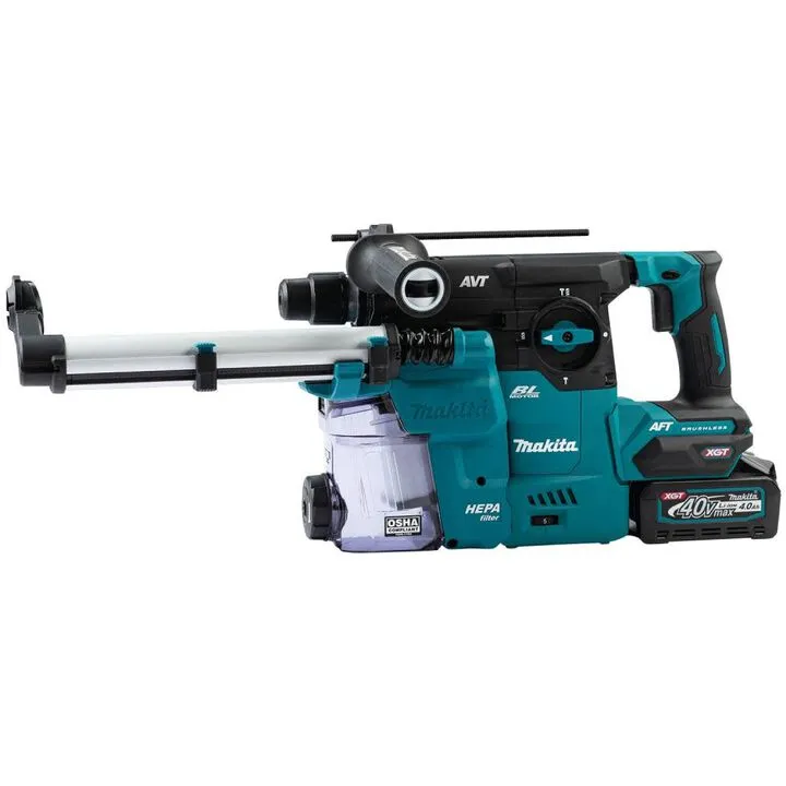 Makita 40V max XGT 1-3/16in AVT Rotary Hammer Kit with Integrated Dust Extraction System 1