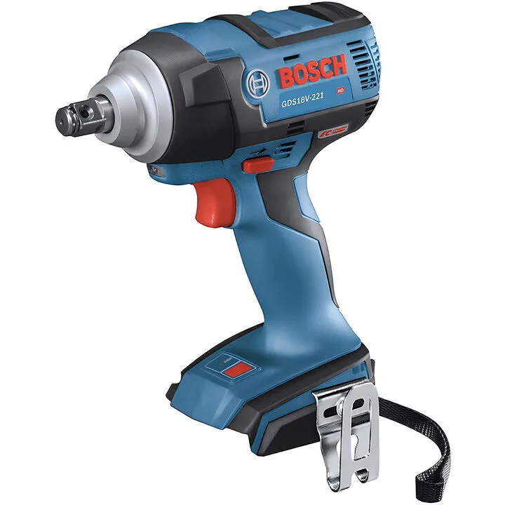 Bosch 18V EC Brushless 1/2in Impact Wrench with Friction Ring & Thru-Hole (Bare Tool)
