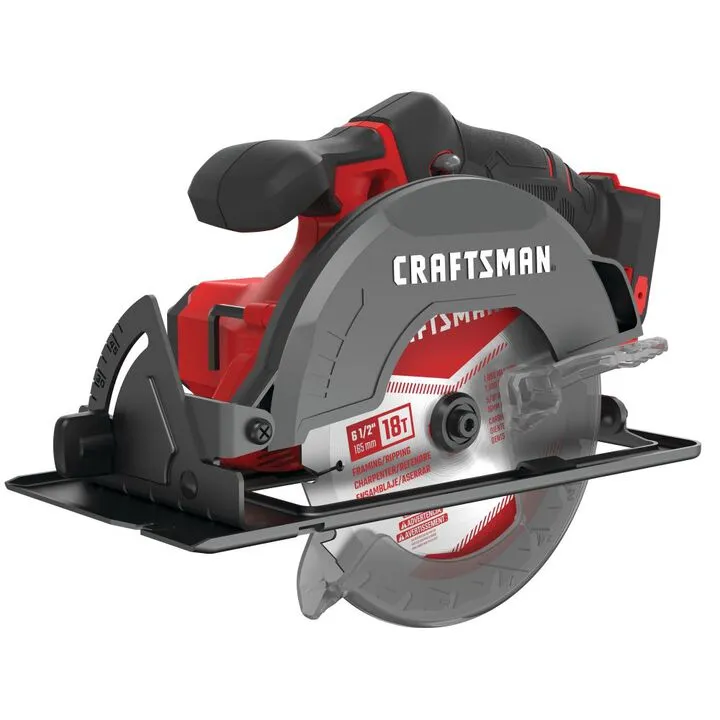 CRAFTSMAN V20 Cordless 6-1/2 Inch Circular Saw (Bare Tool)