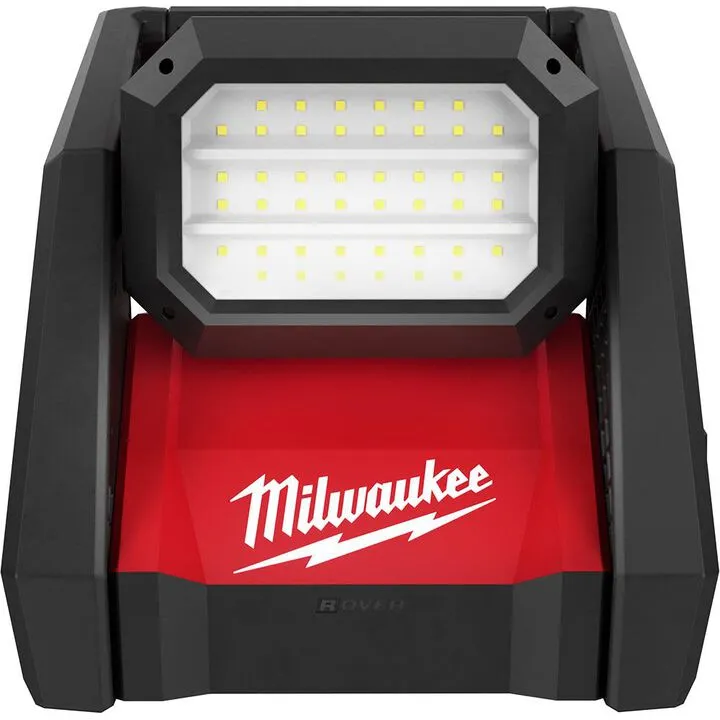 Milwaukee M12 FUEL 1/4 Inch Ratchet & M18 ROVER Dual Power Flood Light Bundle (Bare Tool) 21