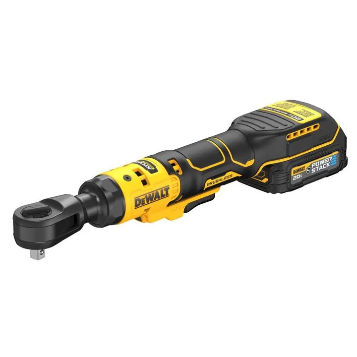 DEWALT ATOMIC 20V MAX Brushless 1/2-Inch Ratchet with POWERSTACK Battery Kit 2
