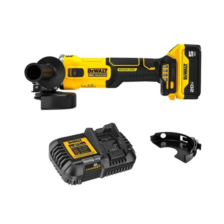 DEWALT 20V MAX 4-1/2 Inch Slide-Switch Grinder Kit