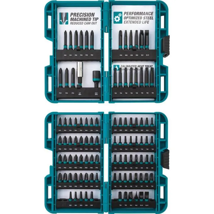 Makita 18V LXT Cordless Impact Driver (Tool Only) & ImpactX 100-Piece Professional Driver Bit Set 1