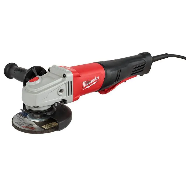 Milwaukee 11Amp 4-1/2In - 5In Braking Grinder with No-Lock Paddle Switch 1