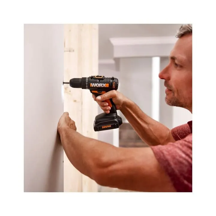 Worx 20V Cordless Li-Ion Drill Driver Kit - High-Performance Power Tool 1