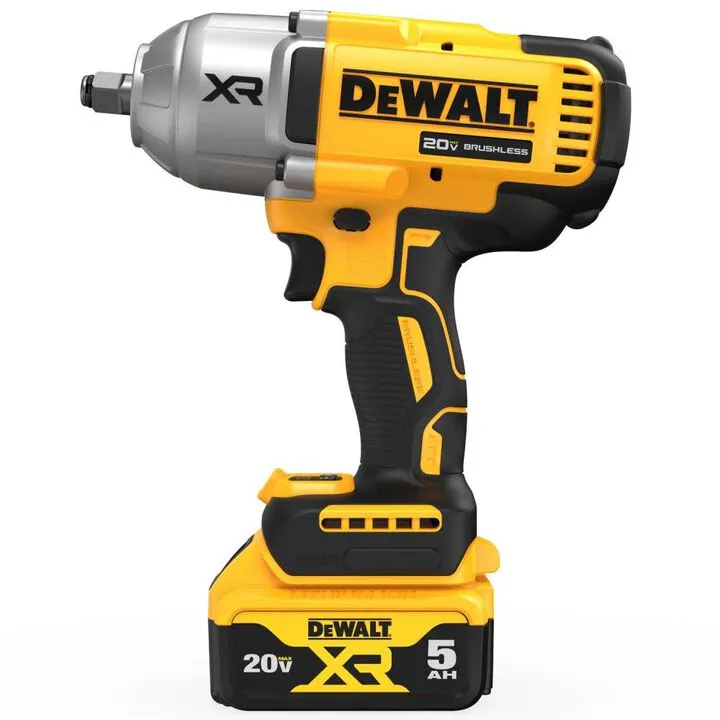 DEWALT 20V MAX XR Brushless 1/2-inch Cordless Impact Wrench Kit with Hog Ring Anvil 1