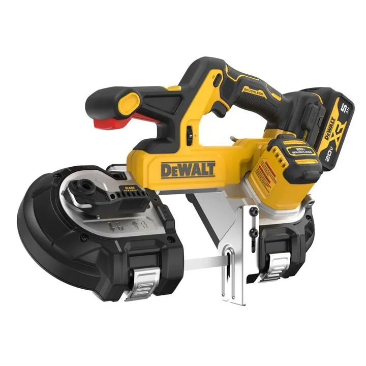 DEWALT 20V MAX 3-1/4in Dual Switch Band Saw Kit - High-Performance Cordless Metal Cutting