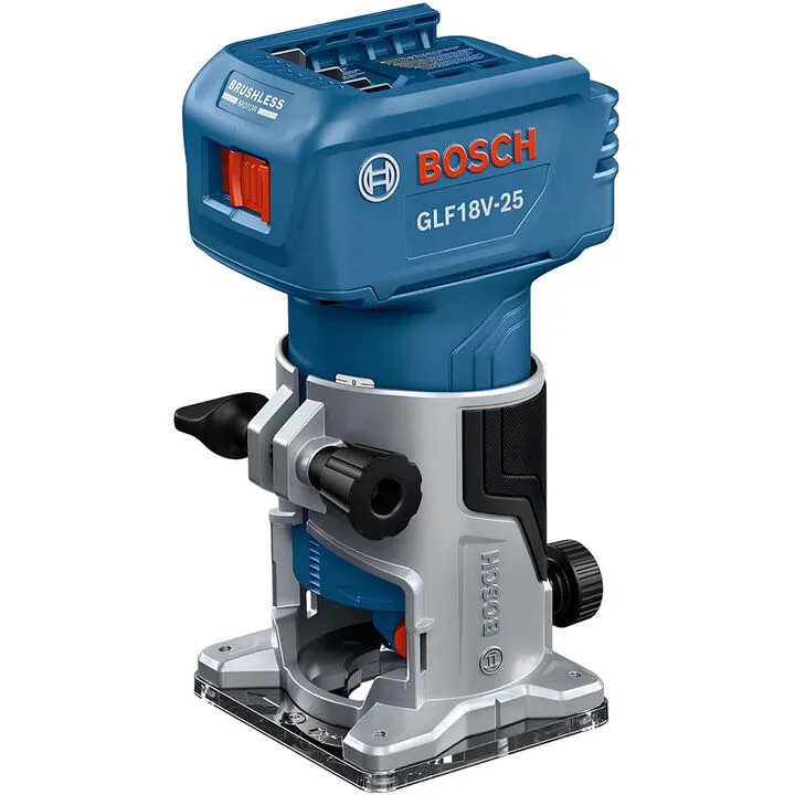 Bosch 18V Cordless Laminate Trim Router (Bare Tool) - Precision Woodworking Performance