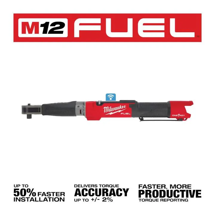Milwaukee M12 FUEL 1/2-inch Digital Torque Wrench with ONE-KEY (Bare Tool) 2
