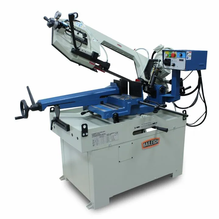 Baileigh BS-350M Manual Dual Mitering Band Saw - 220V 1 Phase