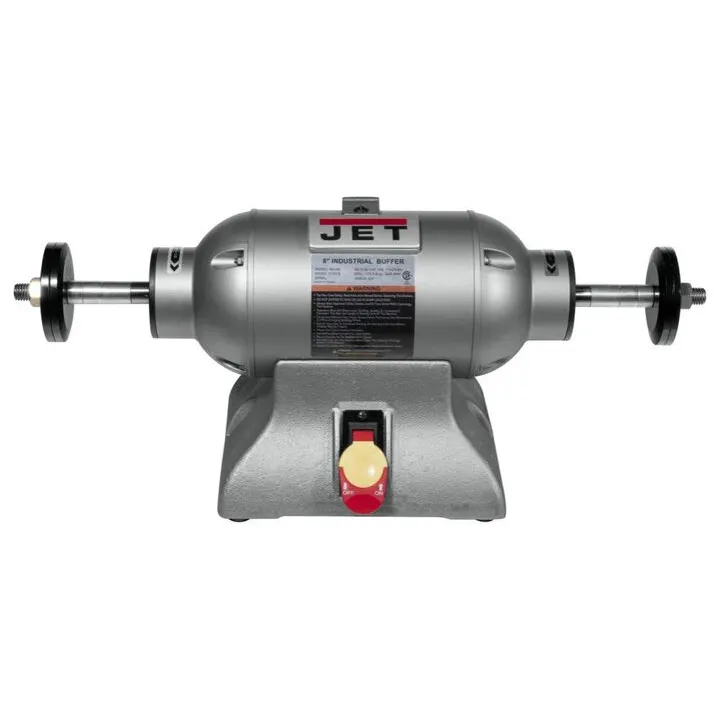 JET 8 Inch Industrial Buffer - Professional Grade Metal Finishing System 6