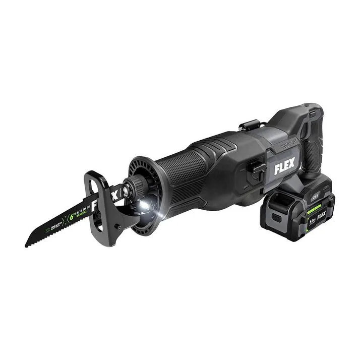 FLEX 24V Professional Reciprocating Saw Kit - Heavy-Duty Cordless Performance 1