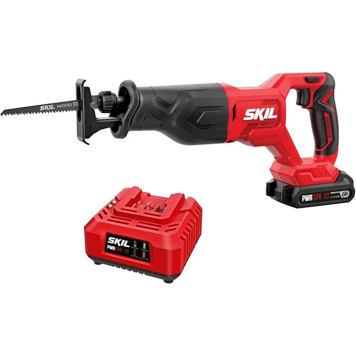 SKIL 20V Brushless Reciprocating Saw Kit: Professional-Grade Cutting Performance