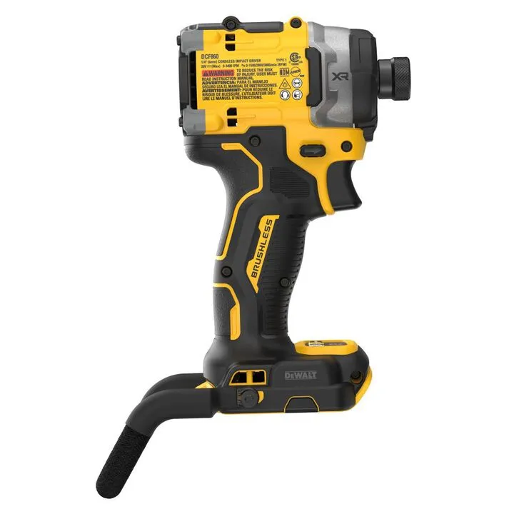 DEWALT 20V MAX XR 1/4 Inch Impact Driver with LANYARD READY Attachment Point (Bare Tool - 100% Authentic) 8