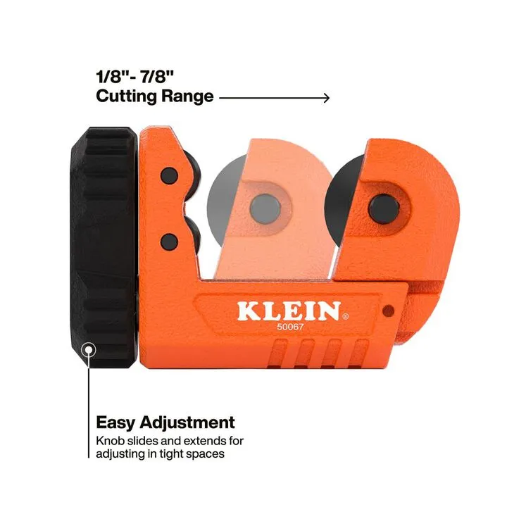 Klein Tools 7/8 Inch Micro Tubing Cutter - Professional Precision for Soft Tubing 2