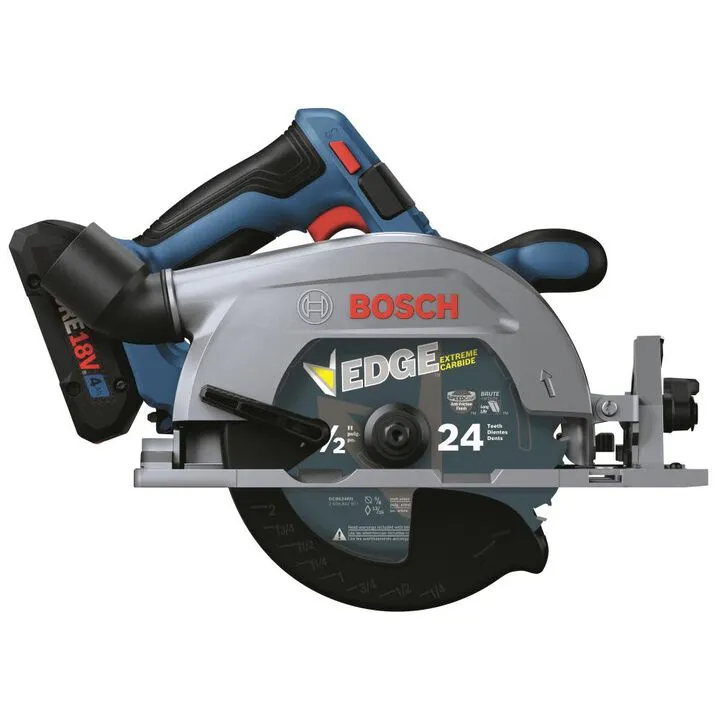 Bosch 18V Blade Right 6-1/2in Circular Saw Kit with 2 CORE18V 4.0 Ah Compact Batteries 3