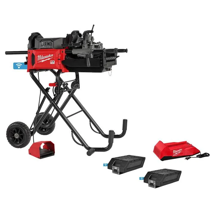 Milwaukee MX FUEL Pipe Threading Machine Kit - Professional Grade Cordless Performance