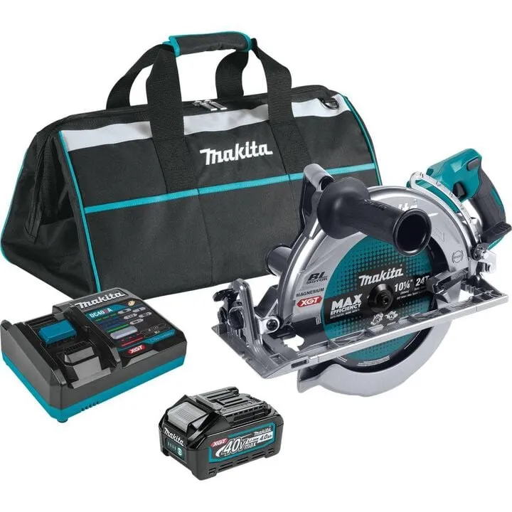 Makita 40V max XGT 10-1/4" Rear Handle Circular Saw Kit with AWS Capability