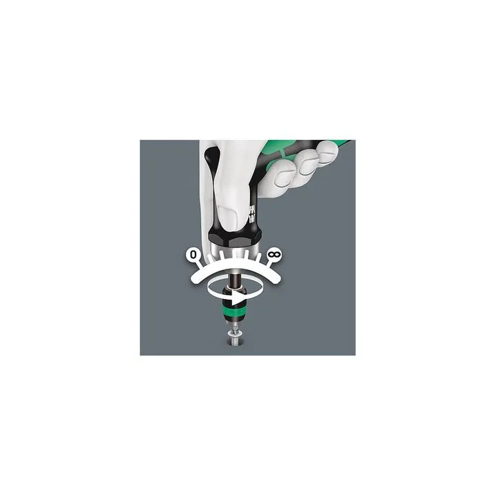 Wera Tools 1/4 Inch Hex Drive Torque Screwdriver with Pre-Set & Pistol Handle 4