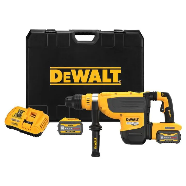 DEWALT 60V MAX Combination Rotary Hammer Kit - 1 7/8 inch Brushless SDS MAX