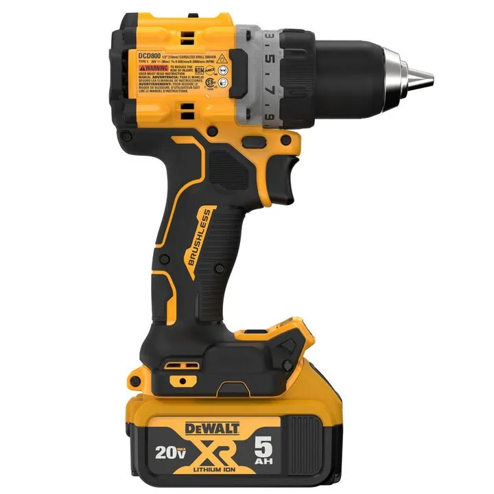 DEWALT 20V MAX Cordless Drill/Driver and Reciprocating Saw Professional Combo Kit 5
