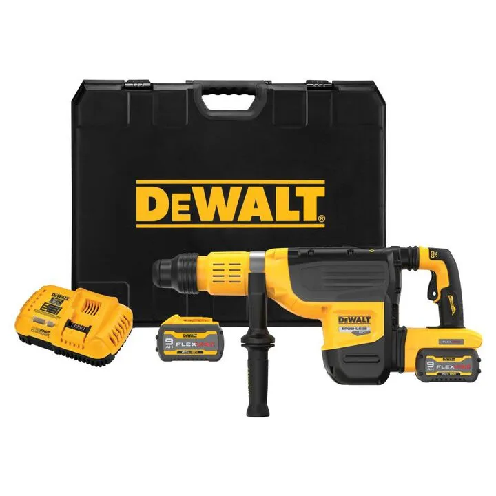 DEWALT 60V MAX SDS MAX 2-Inch Brushless Combination Rotary Hammer Kit