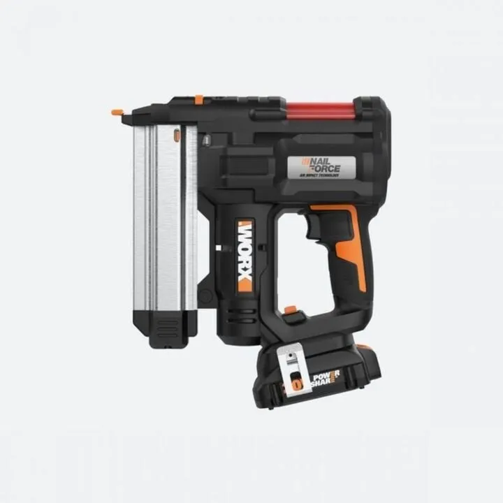 Worx 20V Power Share Cordless 18 Gauge 2-in-1 Nail and Staple Gun Kit 1