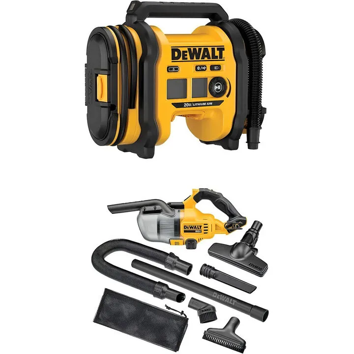 DEWALT 20V MAX Corded/Cordless Air Inflator & Vacuum Bundle - Professional Performance Guide