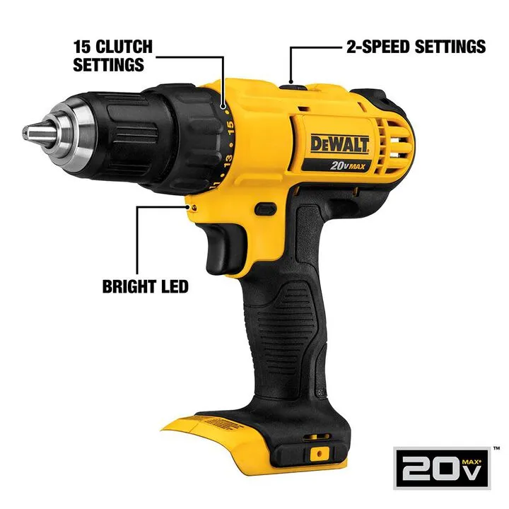 DEWALT 20V MAX 4-Tool Cordless Combo Kit - Professional Grade Power Solutions 6