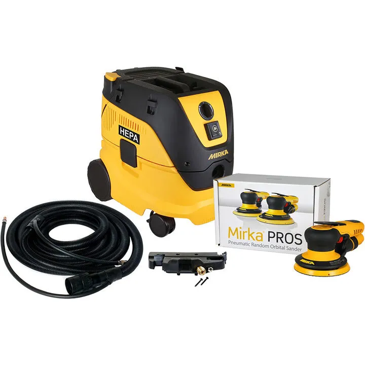 Mirka 5in 5mm Orbit Sander Basic System - Professional Grade Dust-Free Sanding