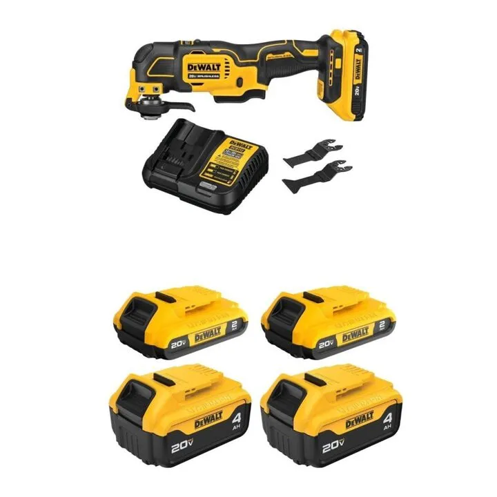 DEWALT 20V MAX Cordless Multi-Tool Kit & High-Performance Battery Bundle