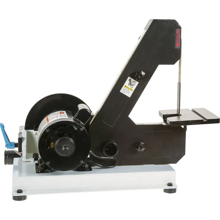 Shop Fox 1In x 42In Belt Sander with 8In Disc - Precision Benchtop Sanding Station 1