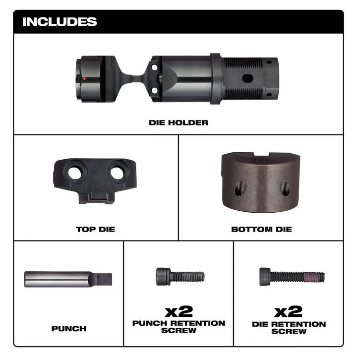 Milwaukee M18 FUEL 10 Gauge Nibbler (Bare Tool) with Extra Die Holder Set 1