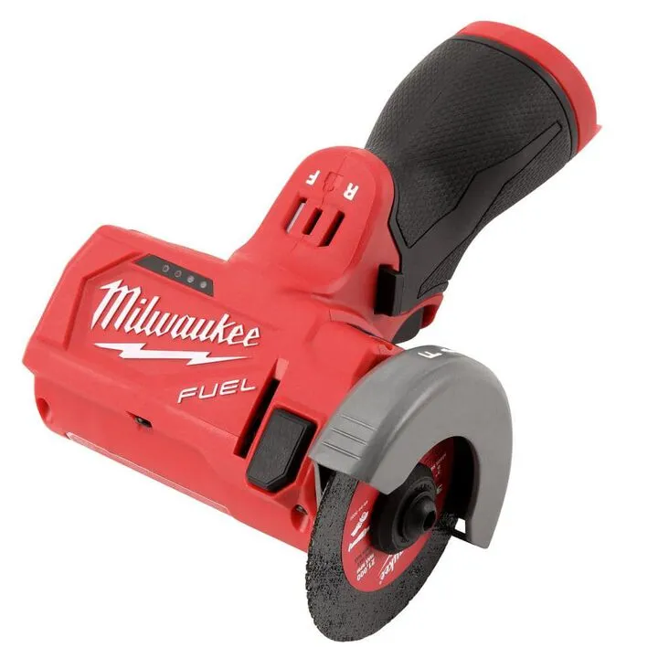 Milwaukee M12 3-Inch Compact Cut-Off Tool Kit - Includes CP 2Ah & XC 4Ah Batteries 2