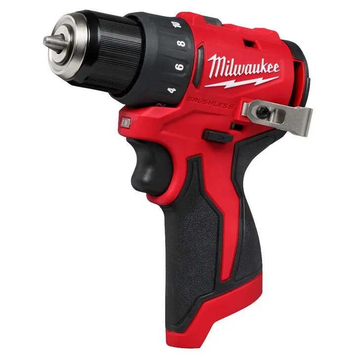 Milwaukee M12 Subcompact Brushless 3/8 Inch Drill/Driver (Bare Tool) 3