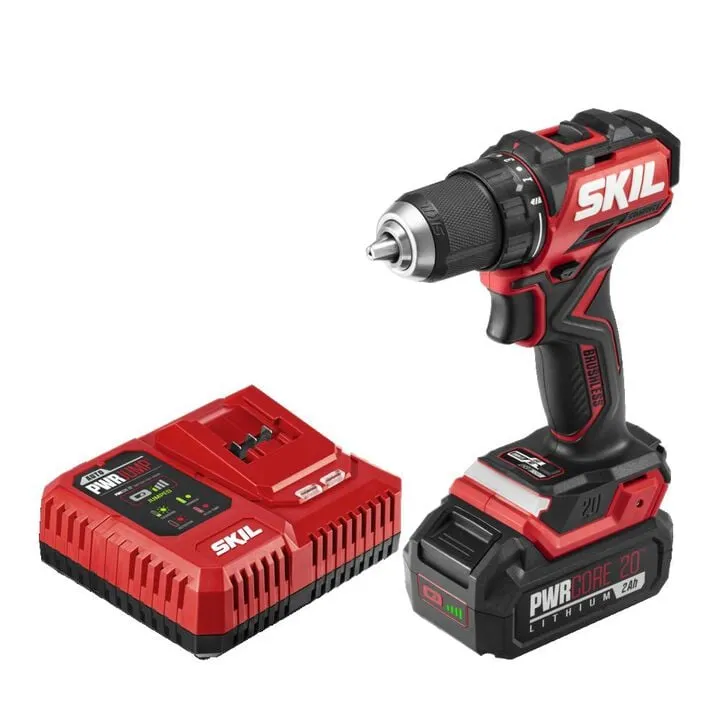 SKIL PWR CORE 20 1/2 in 20V Compact Drill Driver Kit - High-Performance DIY Solution