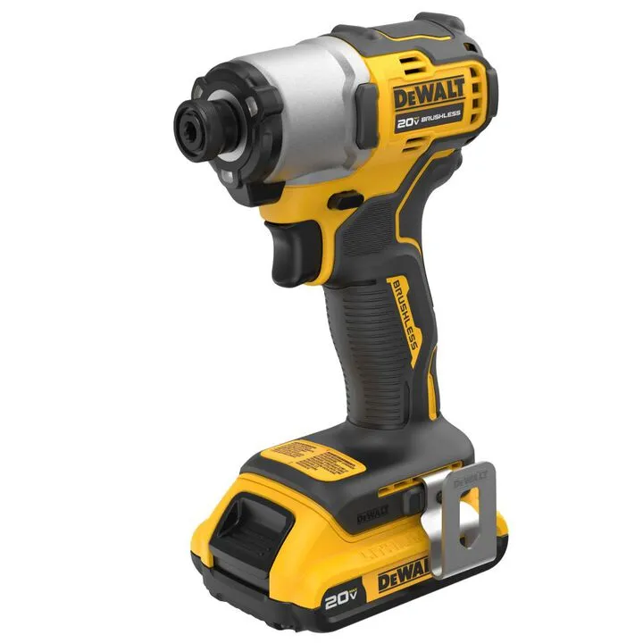 DEWALT 20V MAX XR Brushless 1/4-Inch Hex Impact Driver Performance Power Set 2