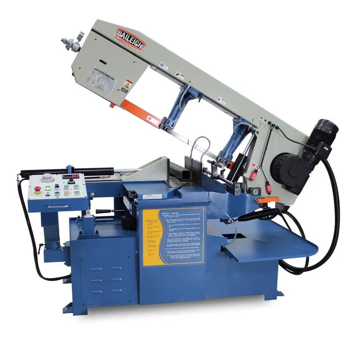 Baileigh BS-20SA-DM Semi-Auto Dual Miter Band Saw - 220V 3-Phase Industrial Grade