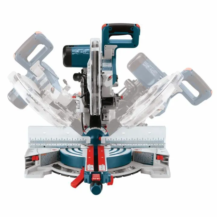 Bosch 12 Inch Dual-Bevel Glide Miter Saw - Professional Grade Precision 1