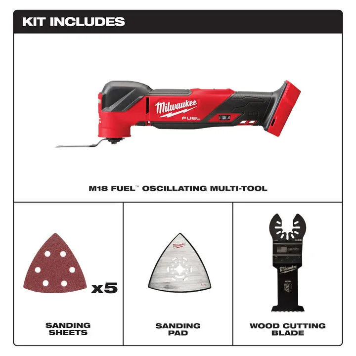 Milwaukee M18 FUEL Oscillating Multi-Tool (Bare Tool) 4