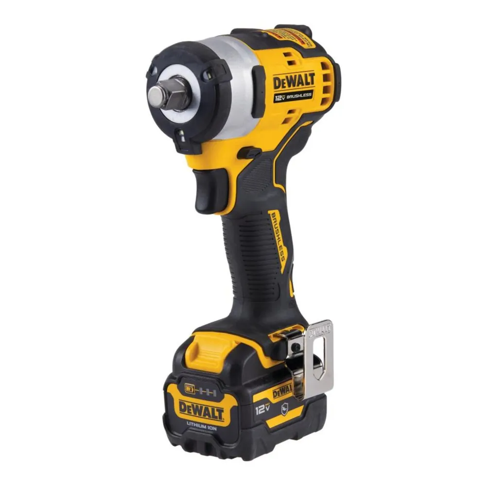 DEWALT 12V MAX Cordless 1/2in Impact Wrench Kit - Compact Performance Series 1