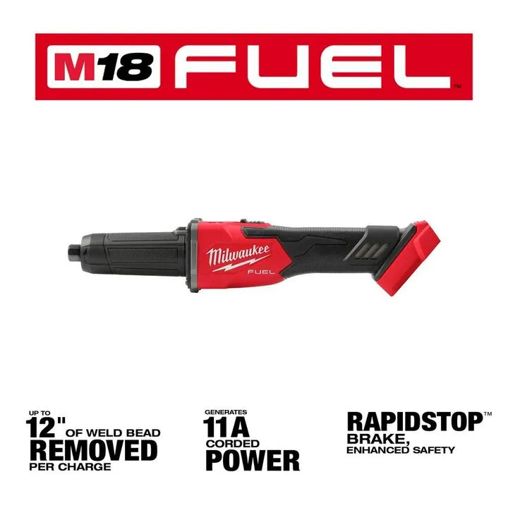 Milwaukee M18 FUEL Braking Die Grinder, Slide Switch (Bare Tool) - Certified Reconditioned 2