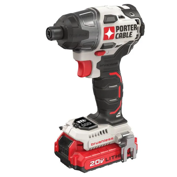 Porter Cable 20V 1/4in Impact Driver Kit - Professional Cordless Performance 1